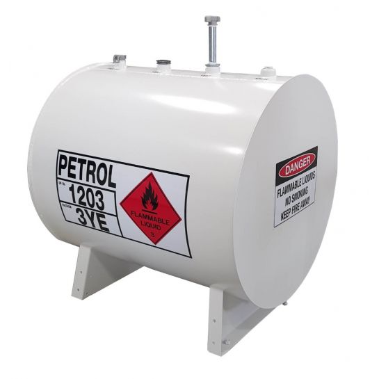 Onground steel 1000ltr static storage cylindrical tank for petrol